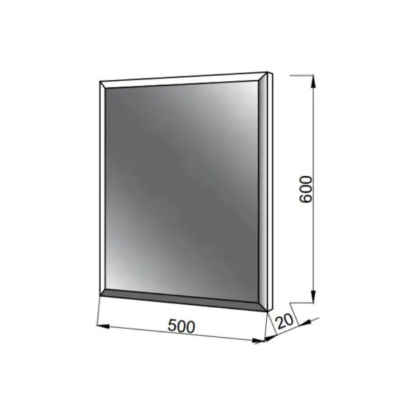Oglinda baie Eco 50 - imagine 2