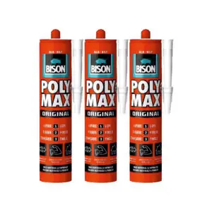 Set 3 buc Bison Poly Max Original adeziv universal 465 gr. -