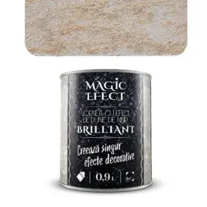 Vopsea decorativa Magic Efect Brilliant 0.9 L C04 - piersica cu efect de dune cu glitter
