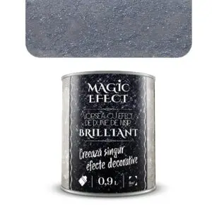 Vopsea decorativa Magic Efect Brilliant 0.9 L C06 - gri cu efect de dune cu glitter