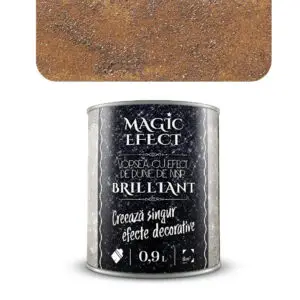 Vopsea decorativa Magic Efect Brilliant 0.9 L C07 - maro kliker cu efect de dune cu glitter