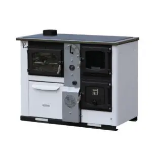Soba tip centrala alb Temy Plus P 25 Kw stanga