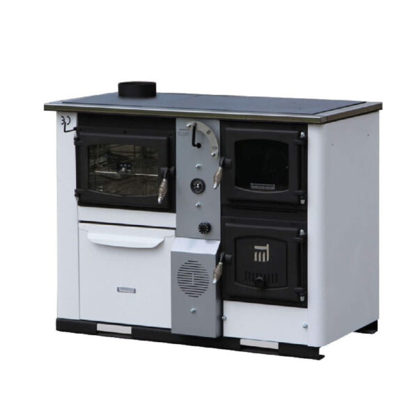 Soba tip centrala alb Temy Plus P 25 Kw stanga