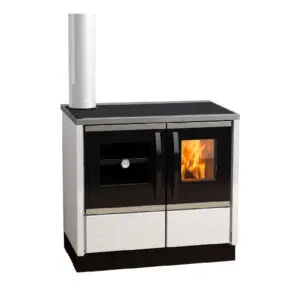 Soba tip centrala MBS Thermo Rocky alb - stanga