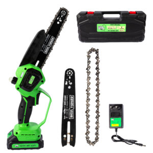 Mini drujba 20V cu doua lame 6'' si 8'' doua lanturi MF-DA1001-G01