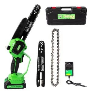 Mini drujba 20V cu doua lame 6'' si 8'' doua lanturi MF-DA1001-G01