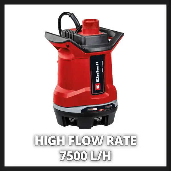 Pompa fara fir pentru apa murdara Einhell GE-DP 18/25 Li - Solo 4181580 - imagine 2