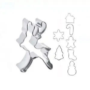Forme metalice model de Craciun - 8 buc