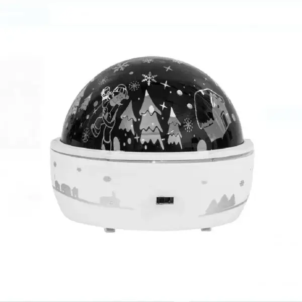 Proiector LED decorativ pentru camera model de Craciun 16.5x14 cm