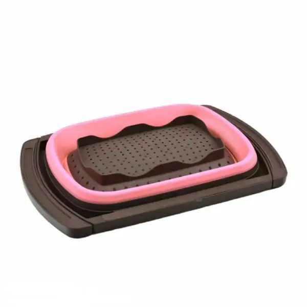 Sita pentru paste albastru/roz PVC + silicon - imagine 2