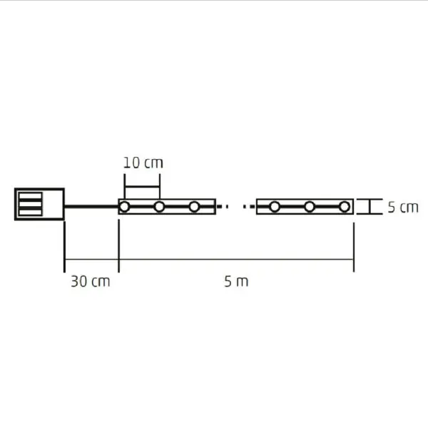 Banda LED, 5m RLS5WW - imagine 3