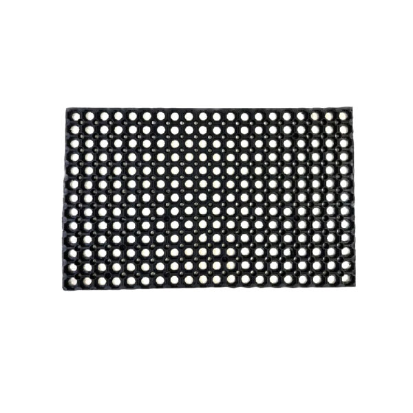Covoras intrare cauciuc  negru Domino 80x50 cm