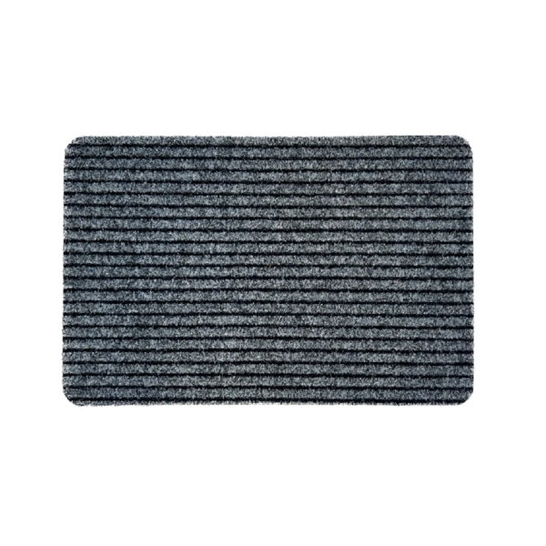 Covoras intrare -mocheta si cauciuc gri - 32M3 - 80x50 cm