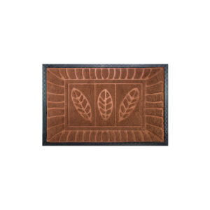 Covoras intrare - Syntetic gri / maro - 90x60 cm