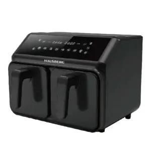 Friteuza dubla cu aer cald Hausberg HB-2375, 2200-2400W, 8 litri