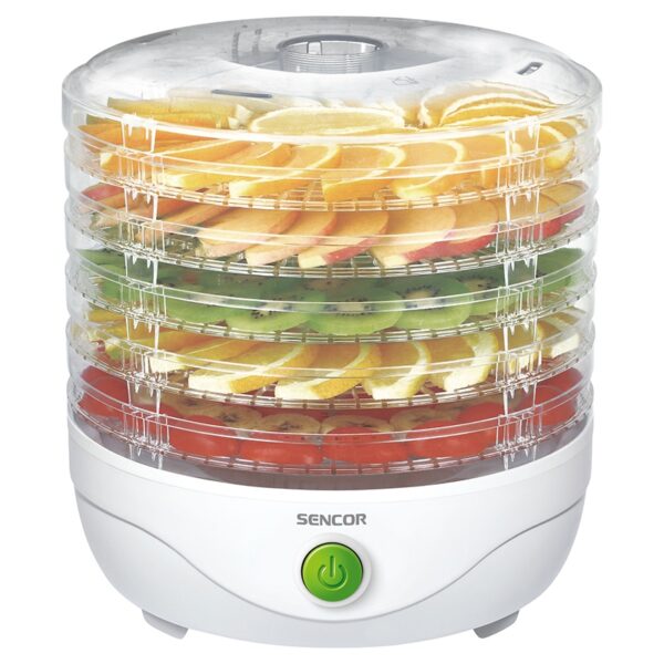 Deshidrator alimente 5 tavi 250W sencor S-SFD750WH - imagine 2