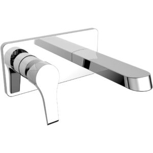 Baterie lavoar montaj incastrat pipa 19 cm crom Helios-N