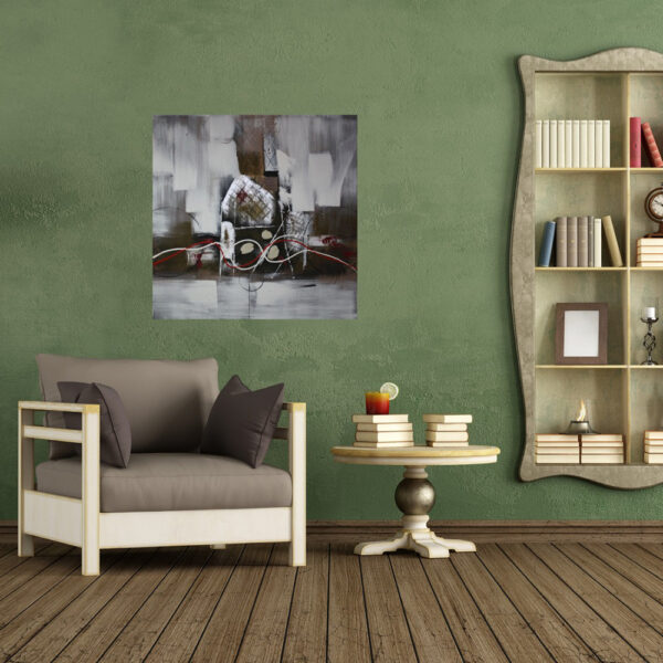 Tablou Tribal fire 80x80 cm - imagine 2