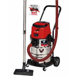 Aspirator fara cablu Einhell PXC TP-VC 36/30 S Auto-Solo, rezervor 30 l, 150 mbar, furtun 250 cm