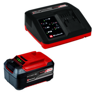 Acumulator Einhell Starter kit 5,2Ah & 4A Fastcharger, 1260 W, timp incarcare 80 min 4512114