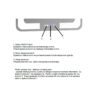 Oglinda de baie cu iluminare LED, functie dezaburire, ceas, termometru si lupa 80x60 cm - imagine 4