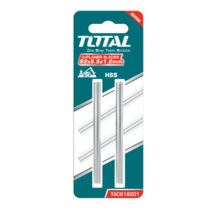 Set lame rindea electrica Total TAC618201 - HSS - 82x5.5x1.2mm - 2 buc