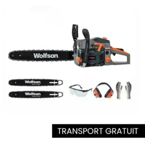 Drujba pe benzina WFS0011 STX-620, 3.5CP, 58CC, contine 2 lame, 2 lanturi, manusi, ochelari, casti