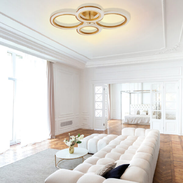 Plafoniera LED Oro 52W EL0075199 - imagine 2