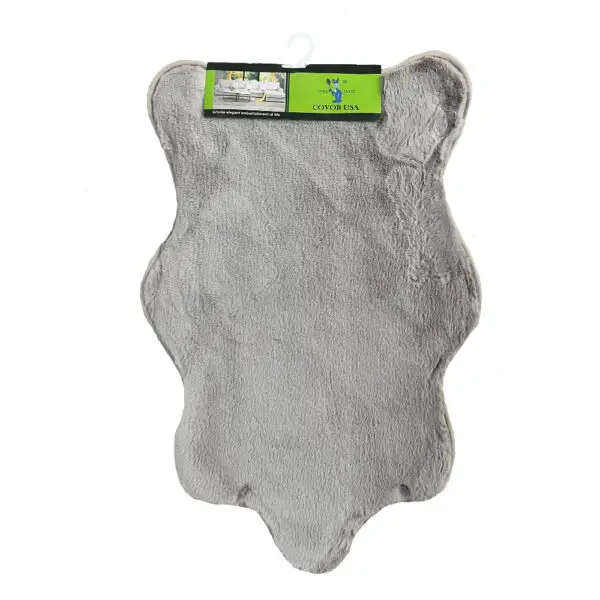Covoras blana sintetica 60x90 cm - diferite culori - imagine 3