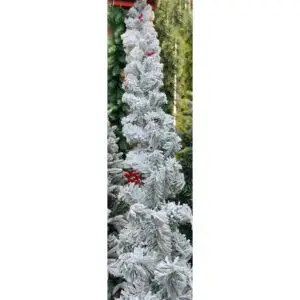 Ghirlanda brad artificial cu zapada 270 cm