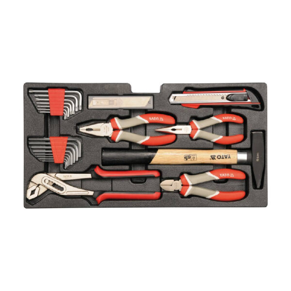Cutie de scule din metal 80 piese YT-38951 - imagine 3