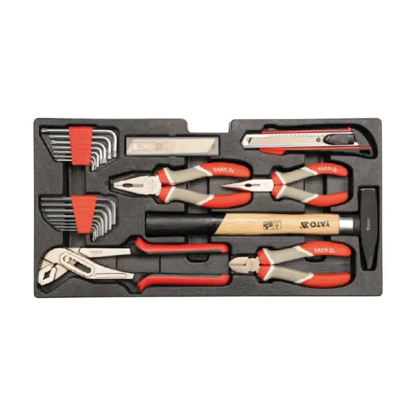Cutie de scule din metal 80 piese YT-38951 - imagine 3