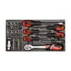 Cutie de scule din metal 80 piese YT-38951 - imagine 4