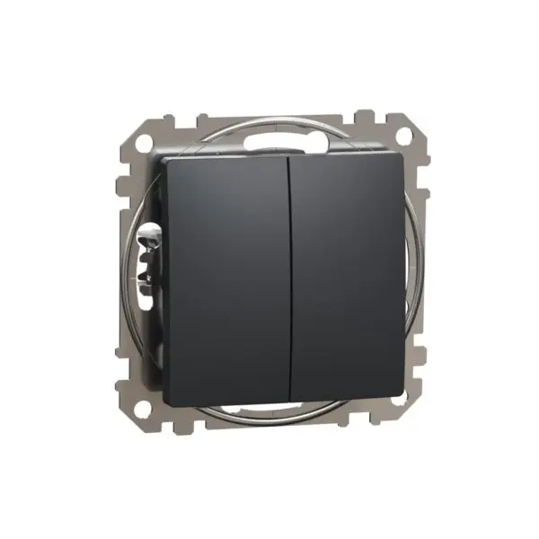 Intrerupator dublu antracit 10AX SCH-SDD114105