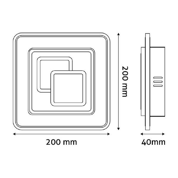 Aplica 3 moduri Miran mini AWDO3S-MIR - imagine 6