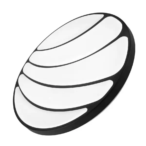 Plafonieră LED 48W cu telecomandă alb/negru ACLOCCT-48W-R-HEL