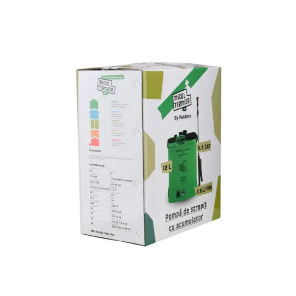 Pompa de stropit MF Pandora 12L cu acumulator MF-PA1005-S001-G01 - imagine 5