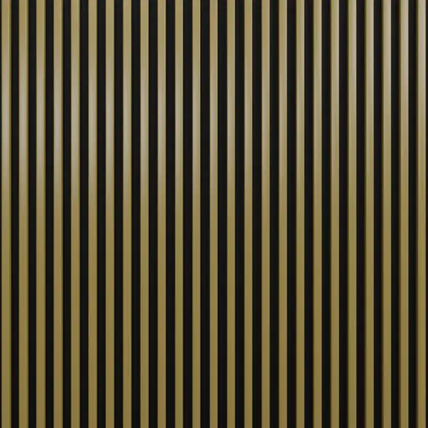 Riflaj / panou Linea slim 3 auriu / negru - imagine 11