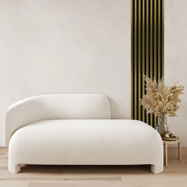 Riflaj / panou Linea slim 3 auriu / negru - imagine 4
