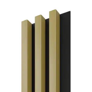 Riflaj / panou Linea slim 3 auriu / negru