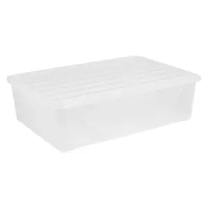 Cutie depozitare cu capac 22 L. (transparent)