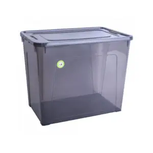 Cutie depozitare „Smart Box” 40 L (maro transparent/cacao)