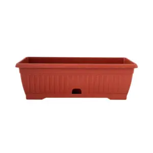Ghiveci "Terra" cu tava balcon 100x19 cm (teracota)