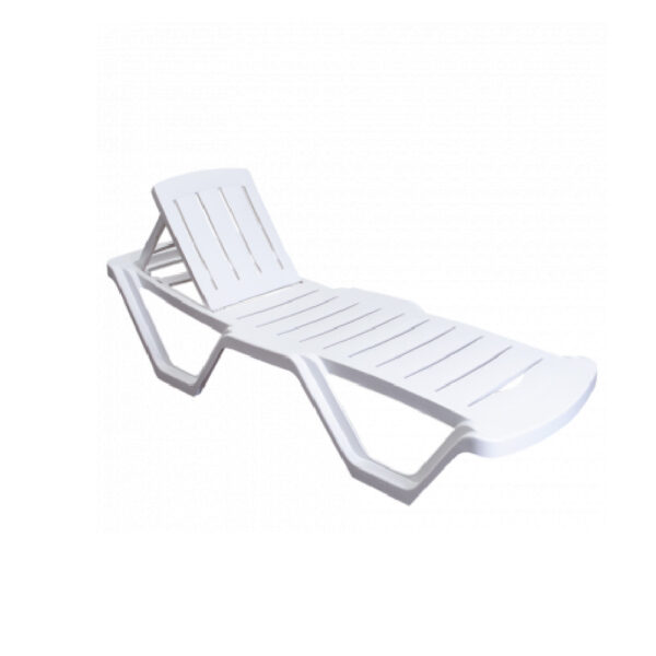 Sezlong "Comfort"alb