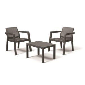 Set mobilier balcon graphite fara perne Keter Emily