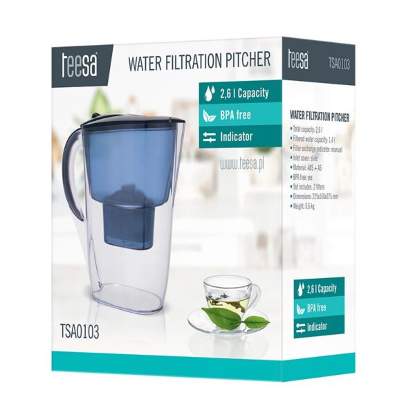 Cana filtrare apa 2.6 L TSA0103 - imagine 4