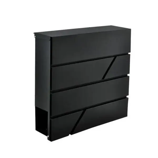 Cutie postala cu loc pentru ziar otel galvanizat, antracit, 37x10 x 36.7 cm