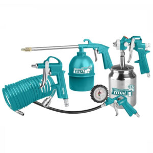 Kit pentru vopsit 5 piese - suflat, umflat, spalat, vopsit si furtun 5m pentru compresor