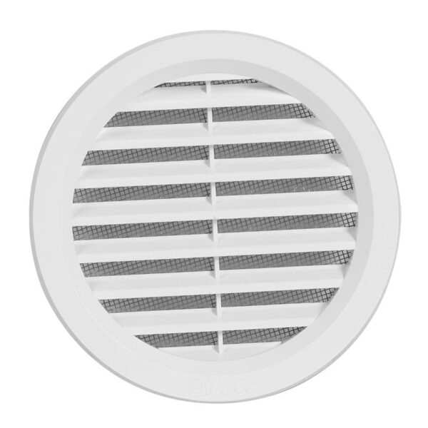 Rama de aerisire rotunda cu plasa Ø10 cm