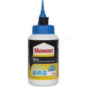 Adeziv pentru lemn Moment Wodd Waterproff transparent 250 gr